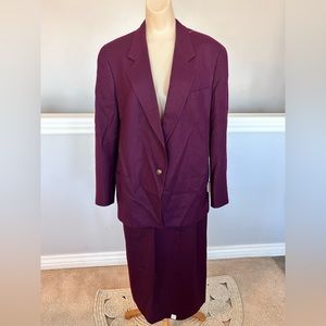 🌶️ *NWT* Classic Joseph A. Banks tailored ladies skirt suit. Size 14